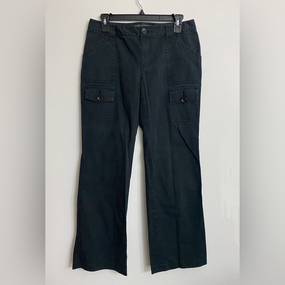 Donating 10/25 Banana Republic Cotton Chino Black Pants, size 4 - Picture 1 of 6